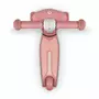 Trotineta, Lionelo, Timy, Copii, Ultrapliabila, Pana la 50 Kg, Cu design ergonomic, Cu lumini LED, 26 5 x 60 x 64-76 cm, 3 ani+, Roz - 8