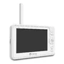 Videofon, Lionelo, Babyline 8.3, Cu termometru, Cu melodii, Comunicare in 2 sensuri, Rotire 360 grade, Alb - 14
