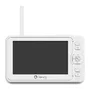 Videofon, Lionelo, Babyline 8.3, Cu termometru, Cu melodii, Comunicare in 2 sensuri, Rotire 360 grade, Alb - 18