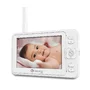 Videofon, Lionelo, Babyline 8.3, Cu termometru, Cu melodii, Comunicare in 2 sensuri, Rotire 360 grade, Alb - 22
