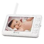 Videofon, Lionelo, Babyline 8.3, Cu termometru, Cu melodii, Comunicare in 2 sensuri, Rotire 360 grade, Alb - 25