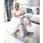 Little Bird Told Me - Celeste  Fae Rocking Unicorn Toy, Ride On Unicorn, pentru copii de peste 9 luni, Jucarie moale Unicorn cu balansoare din lemn, tesaturi senzoriale pentru fetite - 5