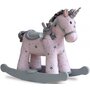 Little Bird Told Me - Celeste  Fae Rocking Unicorn Toy, Ride On Unicorn, pentru copii de peste 9 luni, Jucarie moale Unicorn cu balansoare din lemn, tesaturi senzoriale pentru fetite - 9