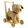 Little Bird Told Me - Dexter Dog Walker, Push Along  Ride On Toy pentru copii de peste 1 an, Golden Labrador Caine Pufos pentru copii mici, Cadru robust din lemn, Scaun captusit - 5