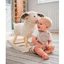Little Bird Told Me - Lambert Rocking Sheep, pentru copii de peste 9 luni, balansoare din lemn, tesaturi senzoriale pentru fetite si baieti - 2