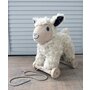 Little Bird Told Me - Lambert Sheep Pull Along Toy cu roti detasabile, pentru copii - 1