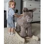 Little Bird Told Me - Norbert Rocking Donkey, pentru copii de peste 9 luni, balansoare din lemn, tesaturi senzoriale pentru fetite si baieti - 6