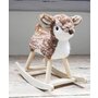 Little Bird Told Me - Willow Rocking Deer, pentru copii de peste 9 luni, balansoare din lemn, tesaturi senzoriale pentru fetite si baieti - 1