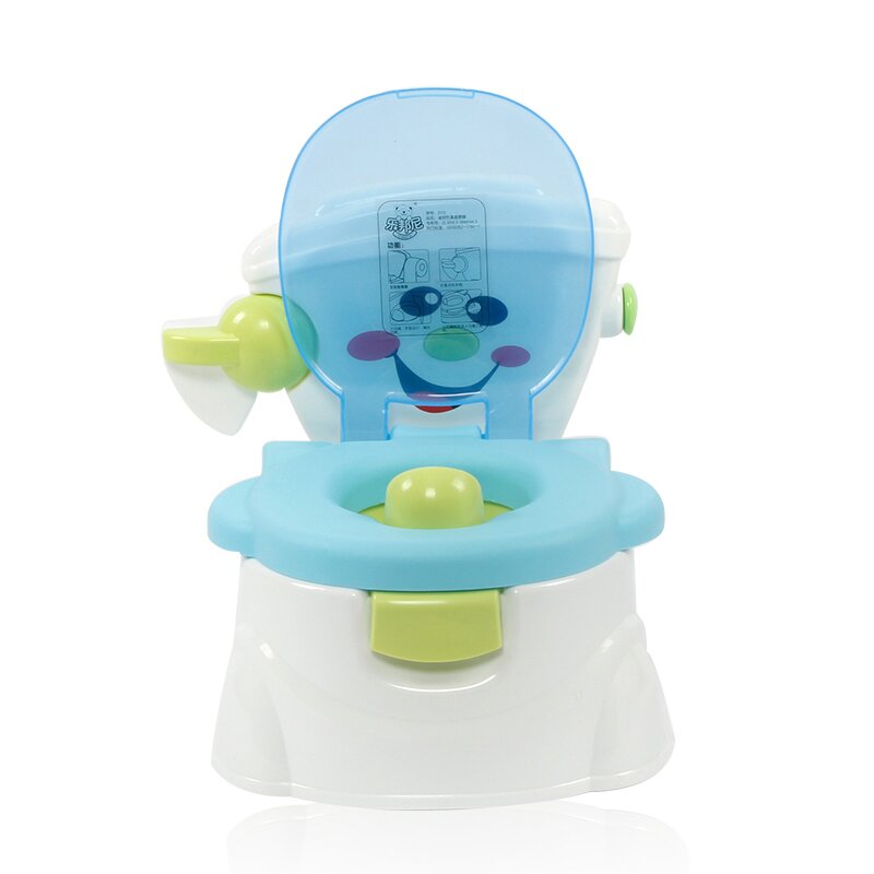 Little mom - olita educationala 3 in 1 smiley potty blue