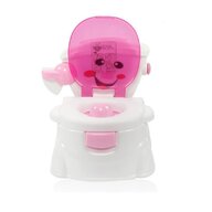 Little Mom - Olita educationala 3 in 1 Smiley Potty Pink