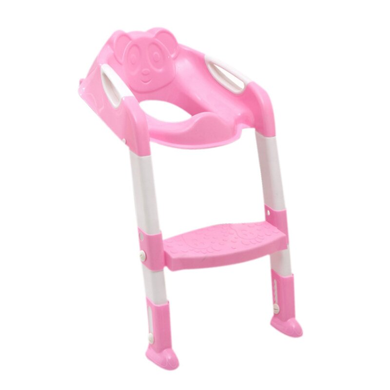 Little mom - reductor pentru toaleta cu scarita panda pink