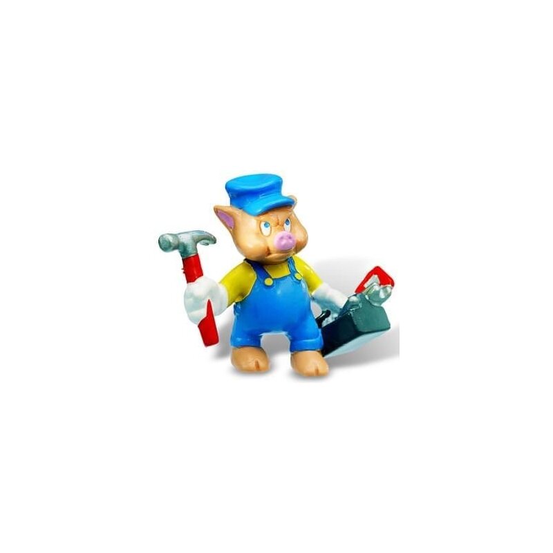 Bullyland - figurina disney little pigs, mechanic