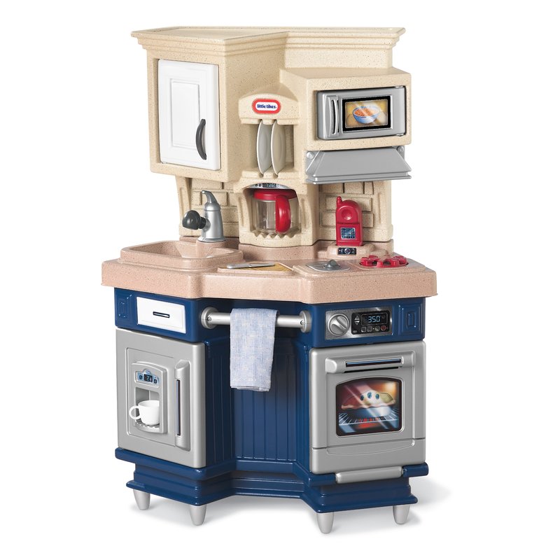 Little tikes bucatarie albastra micul bucatar