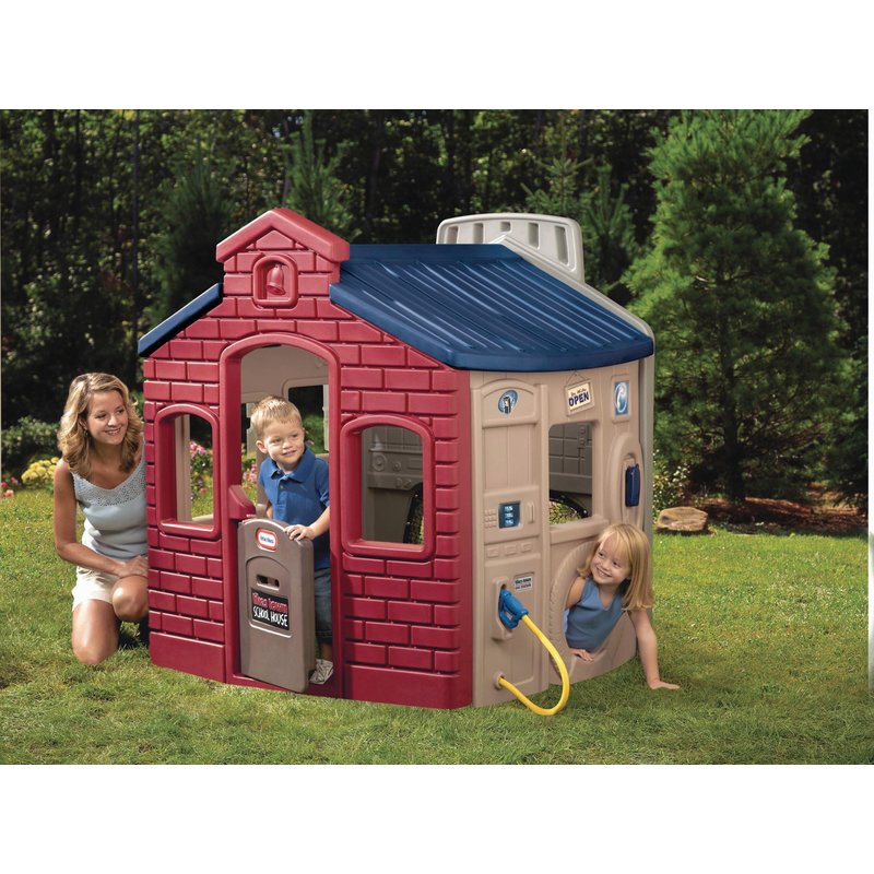 Little tikes - casuta de la oras - maronie