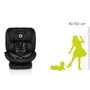 Scaun auto, Lionelo, Bastiaan i-Size, 4 in 1, Protectie laterala, Cu spatar inclinabil in 4 pozitii, Cu tetiera reglabila in 7 pozitii, Rotire 360 grade, Top Tether, 0-36 Kg, 40-150 cm, Cu Isofix, Conform cu ECE R129/03, Gri - 20