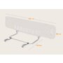 Bariera de protectie pentru pat, Lionelo, Lora XL, Pliabila, Sistem de blocare StandSafe, Geanta de transport inclusa, 150x46 cm, Conform cu BS 7972:2001+A1:2009, Bej - 21