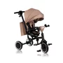 Tricicleta copii, Lionelo, Tris Plus, Ultrapliabila, Multifunctionala, Pana la 25 kg, Inclinare spatar in fata si in spate, Suport picioare, Control al directiei, Scaun reversibil, Rotire 360 grade, Conform cu EN71, 9 luni-5 ani, Bej - 10
