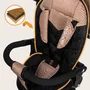 Tricicleta copii, Lionelo, Tris Plus, Ultrapliabila, Multifunctionala, Pana la 25 kg, Inclinare spatar in fata si in spate, Suport picioare, Control al directiei, Scaun reversibil, Rotire 360 grade, Conform cu EN71, 9 luni-5 ani, Bej - 38