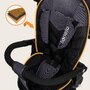 Tricicleta copii, Lionelo, Tris Plus, Ultrapliabila, Multifunctionala, Pana la 25 kg, Inclinare spatar in fata si in spate, Suport picioare, Control al directiei, Scaun reversibil, Rotire 360 grade, Conform cu EN71, 9 luni-5 ani, Gri - 31