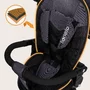 Tricicleta copii, Lionelo, Tris Plus, Ultrapliabila, Multifunctionala, Pana la 25 kg, Inclinare spatar in fata si in spate, Suport picioare, Control al directiei, Scaun reversibil, Rotire 360 grade, Conform cu EN71, 9 luni-5 ani, Gri - 31