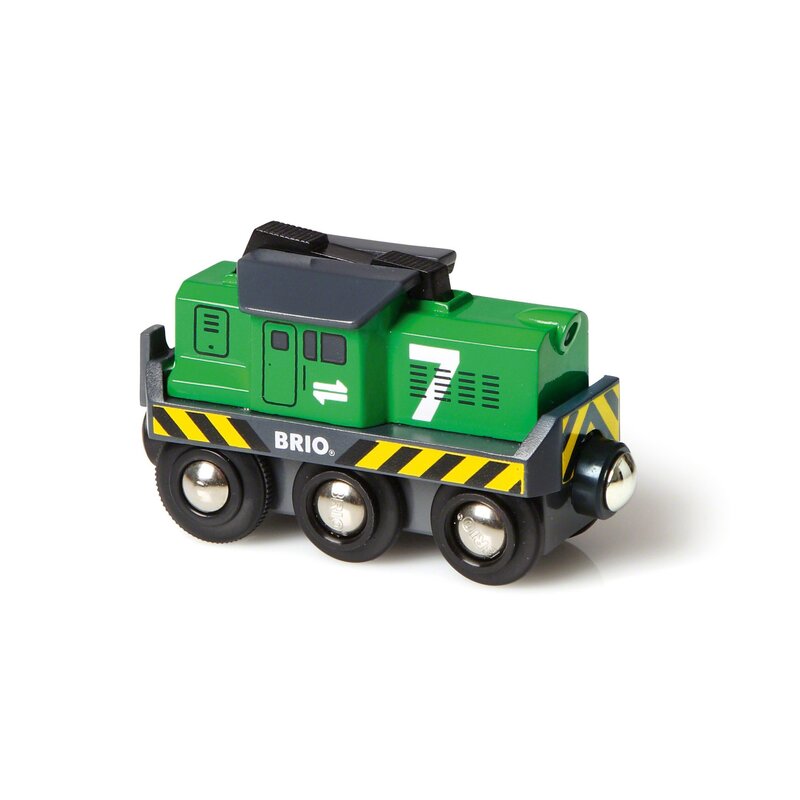 Brio - locomotiva , cu baterii, verde