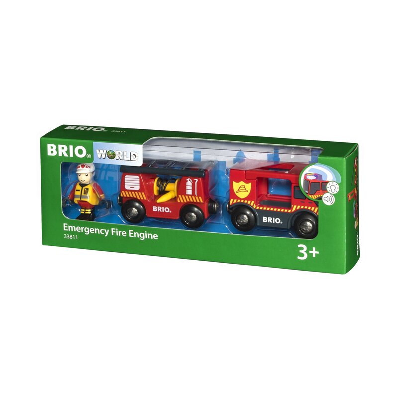 Brio - locomotiva , de pompieri