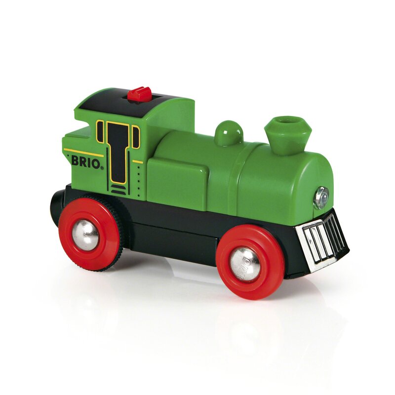 Brio - locomotiva mica , cu baterii, verde