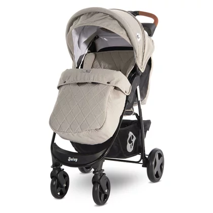 Lorelli - Carucior sport Daisy Cu acoperitoare pentru picioare String, Bej, Resigilat