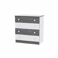 Lorelli - Comoda lemn , 4 sertare , White Vintage Grey