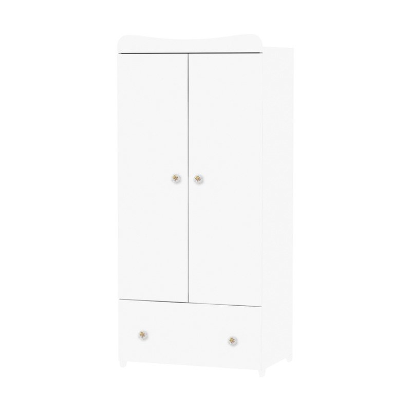 Lorelli dulap garderoba 2 usi exclusive white