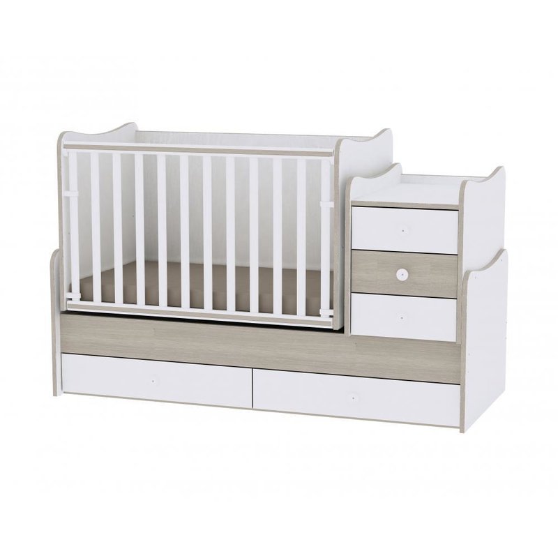 Lorelli - mobilier transformabil maxi plus , 70 x 160 cm , white amber