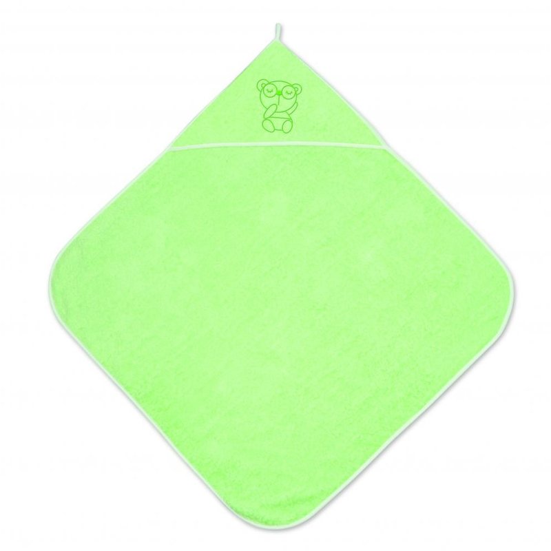 Lorelli - Prosop bebe cu gluga, 80x80 cm, Green