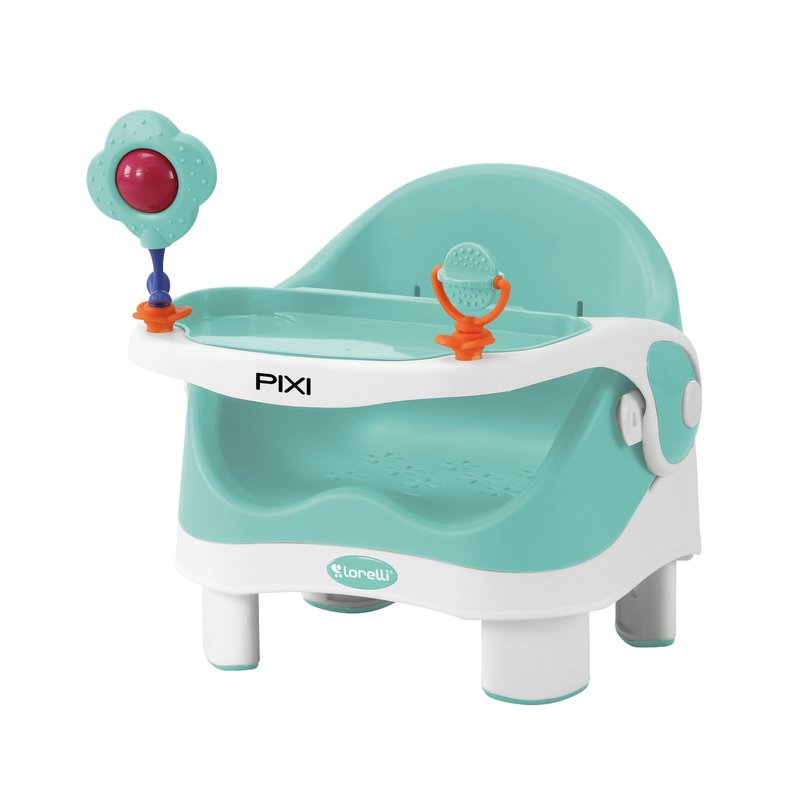 Lorelli - scaun de masa pixi booster green & white