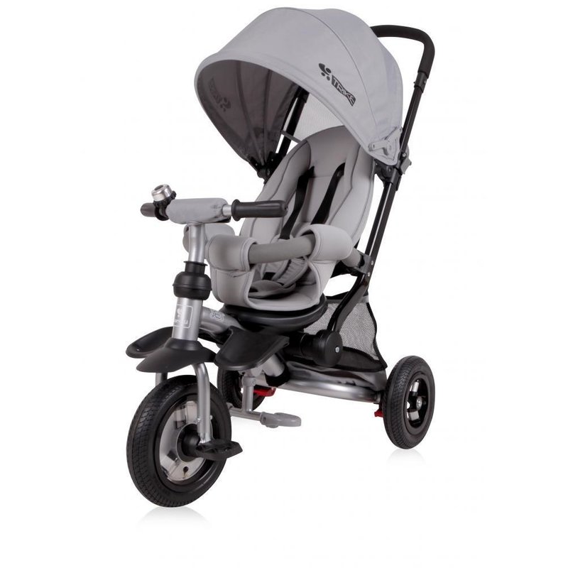 Lorelli - Tricicleta pentru copii Jet Air , roti mari cu camera , Light Dark Grey