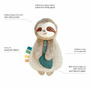 Lovey Peyton the Sloth - Plus senzorial pentru dentitie - Itzy Ritzy - 4