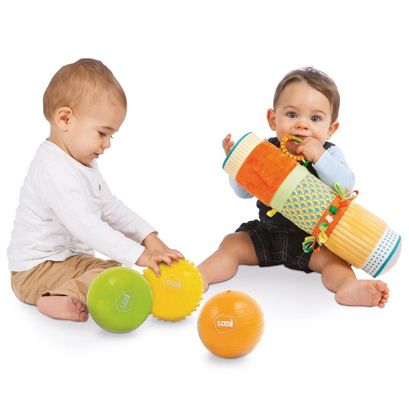 Ludi - set senzorial tub + 3 mingi