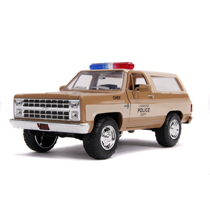 Simba - Macheta Chevy Police K5 1980 , Metalica, Scara 1:24, Multicolor