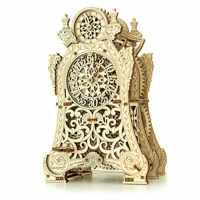 Wooden city - puzzle 3d magic clock , puzzle copii , mecanic, piese 149