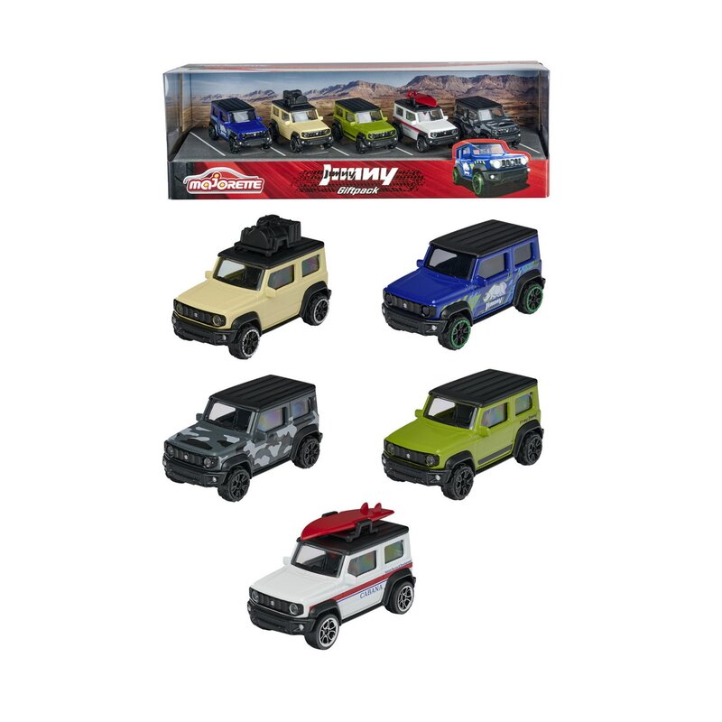 Simba - MAJORETTE SET 5 MASINI DIN METAL SUZUKI JIMNY 7.5CM