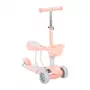 Trotineta, Makani, cu maner detasabil BonBon 4 in 1, Utilizare cu/fara sezut, Cu roti cu led si cos depozitare detasabil, 18-36 luni, Conform cu standardele europene de securitate EN 71-1/2/3, Roz - 4