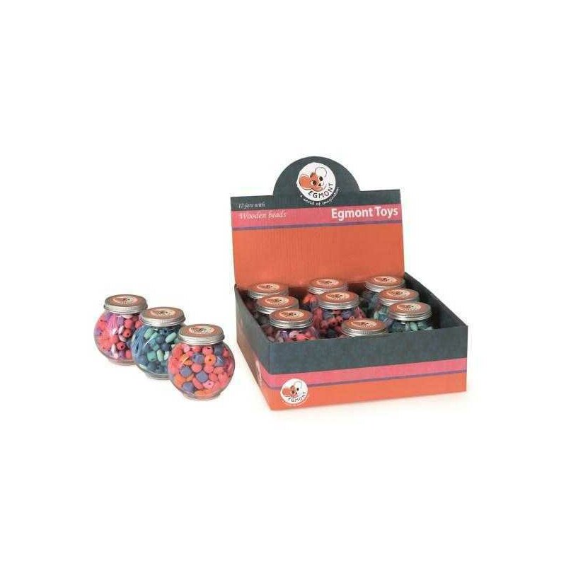 Egmont toys - set margele , in borcan, violet