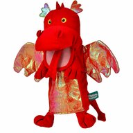 Fiesta Crafts - Marioneta de mana Dragonul Rosu