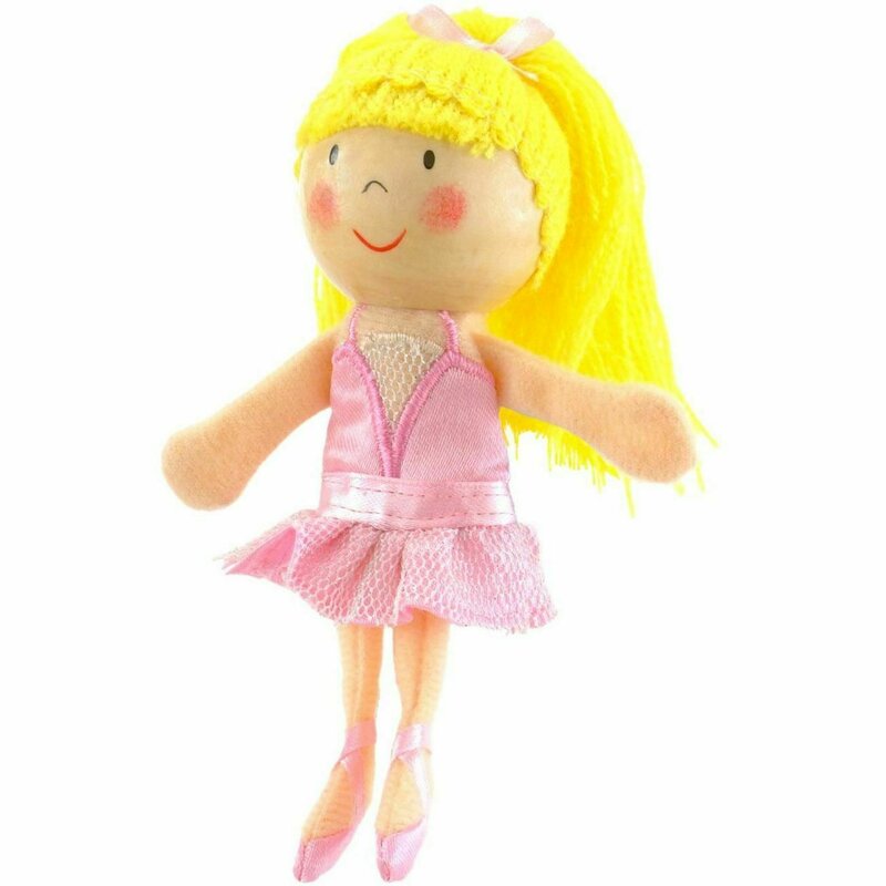 Fiesta crafts - marioneta pentru deget balerina
