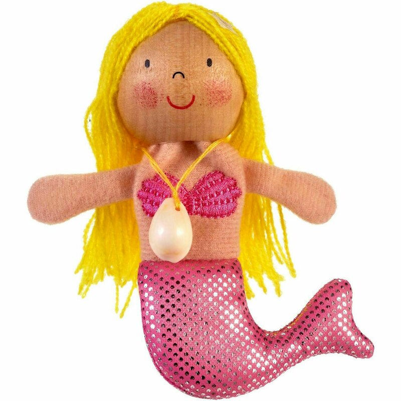 Fiesta crafts - marioneta pentru deget sirena