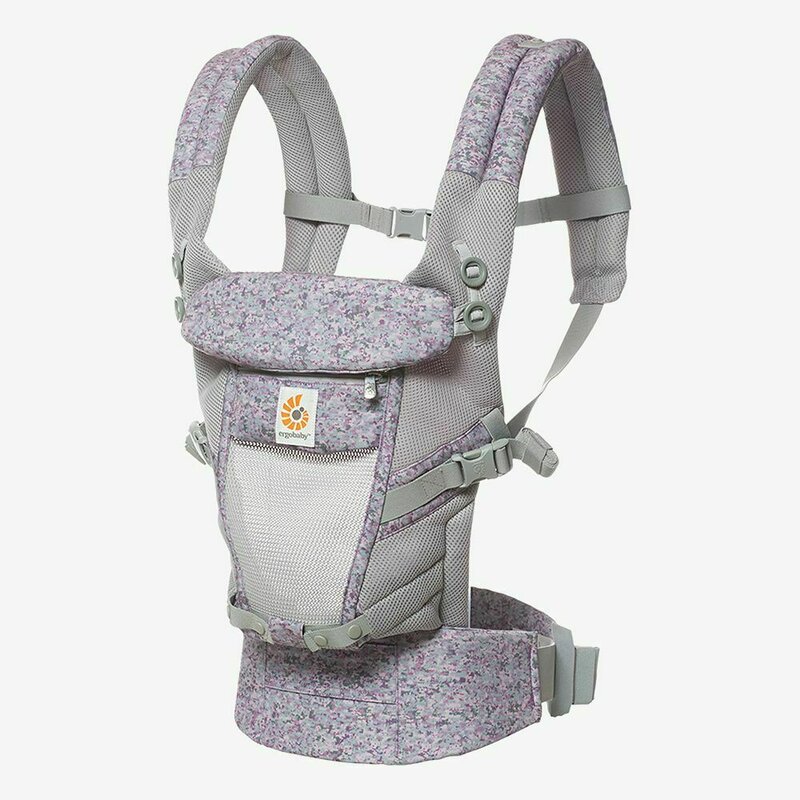 Ergobaby - Marsupiu ergonomic Adapt Cool Air Digi Camo, 3 pozitii, Roz