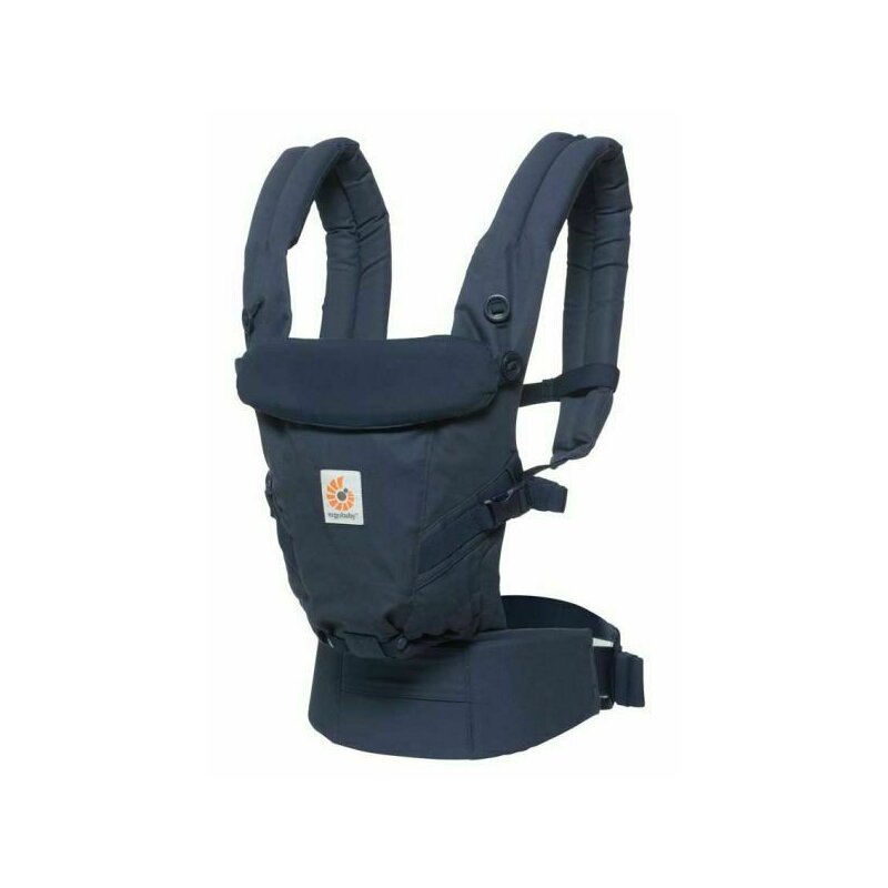 Ergobaby - marsupiu ergonomic adapt midnight, 3 pozitii, albastru