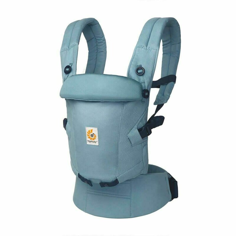 Ergobaby - marsupiu adapt soft touch cotton slate blue