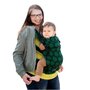 Marsupiu bebe, 3.5 kg-20 kg, Kinder Hop, Multi Grow, Dots Green - 1