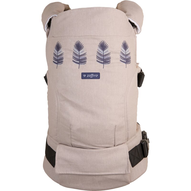 Womar zaffiro - marsupiu ergonomic embrace n24 melange, nature beige