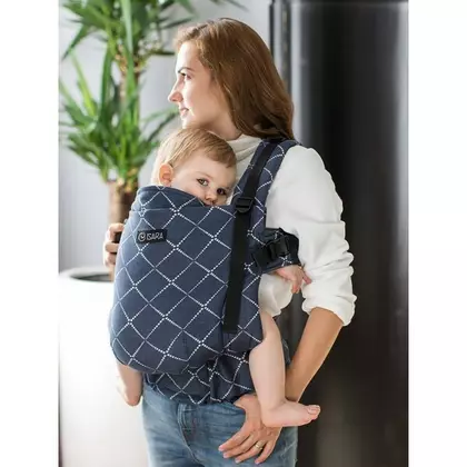 Marsupiu Isara Toddler Full Wrap Conversion Diamonda Blue Ink